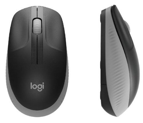 RATON LOGITECH M190 OPTICO INALAMBRICO GRIS MEDIO