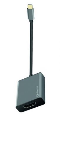 ADAPTADOR SILVER HT USB-C A HDMI 4K NEGRO