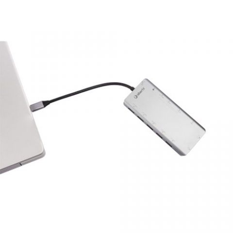 ADAPTADOR SILVER HT USB-C A 13 EN 1 (SD, MICROSD,