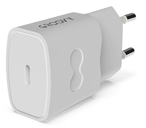 CARGADOR GROOVY DE PARED USB-C ALTO RENDIMIENTO 2,