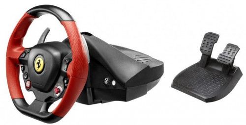 THRUSTMASTER VOLANTE + PEDALES FERRARI 458 SPIDER