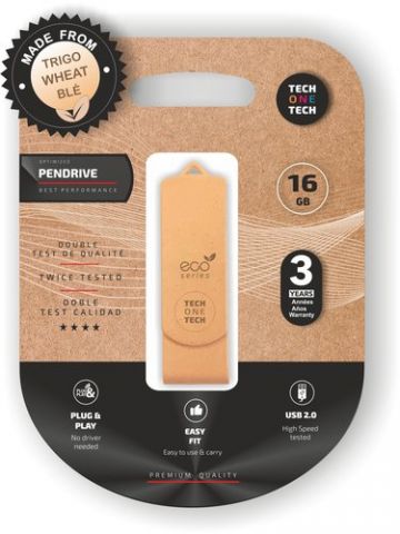 MEMORIA USB 16GB TECH-ONE-TECH ECO 2.0 (Incluye Ca
