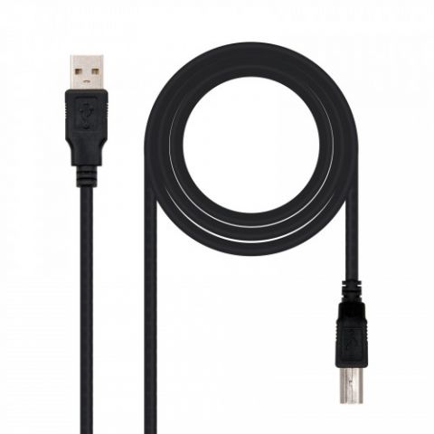 Nanocable CABLE USB 2.0 IMPRESORA, TIPO A/M-B/M, N