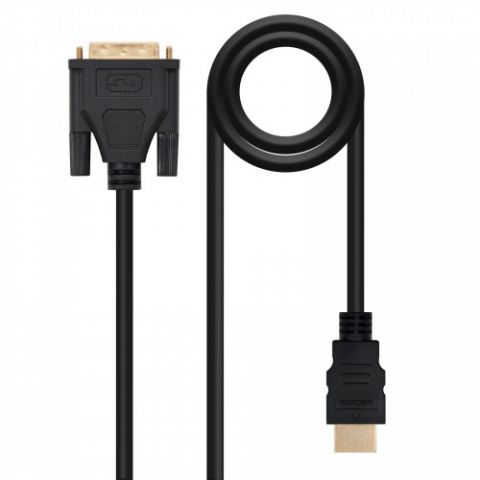 Nanocable CABLE DVI A HDMI DVI18+1/M-HDMI A/M 1.8