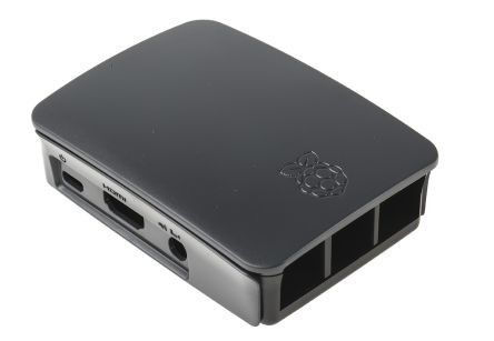 RASPBERRY CAJA PARA RASPBERRY OFICIAL PI 3,  NEGRO