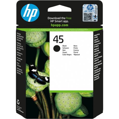 CARTUCHO NEGRO HP 45