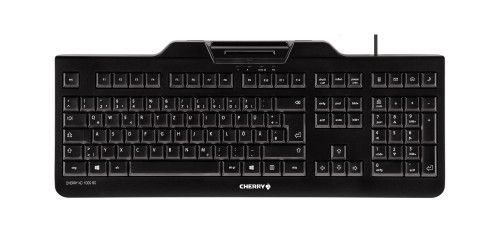 CHERRY KC 1000 SC teclado USB QWERTY Español Negro