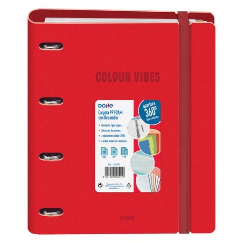 CARPEBLOC DOHE COLOUR VIBES A4 POLYFOAM 4 ANILLAS