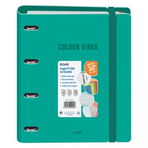 CARPEBLOC DOHE COLOUR VIBES A4 POLYFOAM 4 ANILLAS