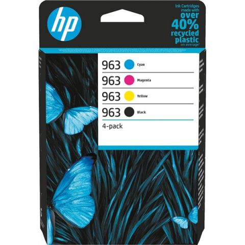 PACK DE CARTUCHOS 4 COLORES (CMYK) HP 963