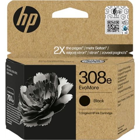 CARTUCHO NEGRO HP 308e EVOMORE