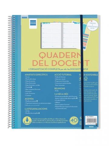 CUADERNO/AGENDA FINOCAM CATALAN DEL DOCENTE NO DAT