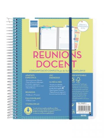 LIBRETA DE REUNIONES FINOCAM CATALAN DEL DOCENT ES