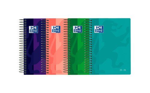 AGENDA ESCOLAR (2025-26) OXFORD SCHOOL ESPIRAL tap