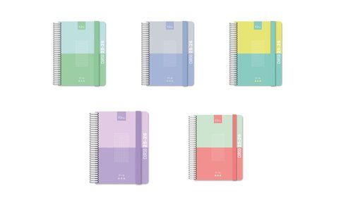 AGENDA ESCOLAR (2025-26) GRAFOPLAS KURU ESPIRAL ta