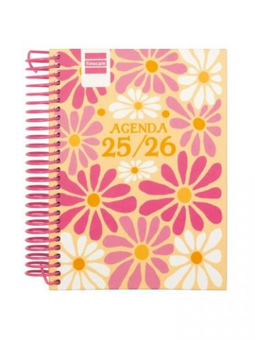 AGENDA ESCOLAR (2025-26) FINOCAM DIVA ESPIRAL tapa