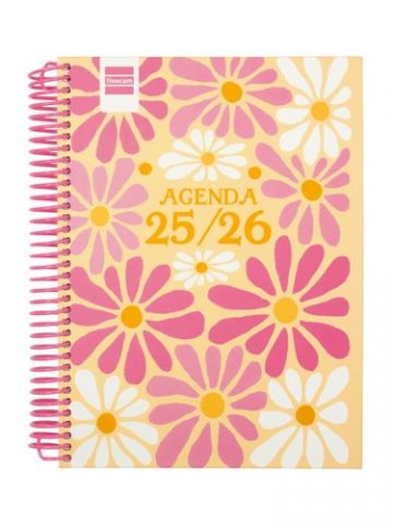 AGENDA ESCOLAR (2025-26) FINOCAM DIVA ESPIRAL tapa