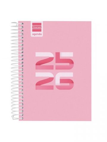 AGENDA ESCOLAR (2025-26) FINOCAM COOL ESPIRAL tapa