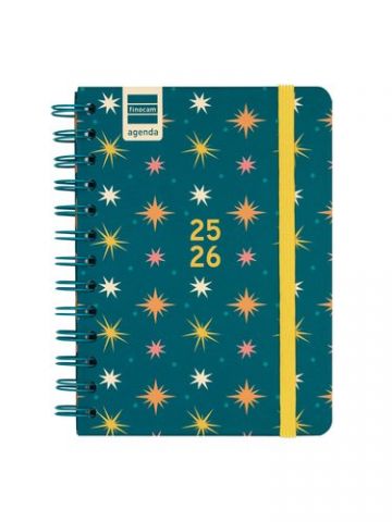 AGENDA ESCOLAR (2025-26) FINOCAM COSMO WIRE-O tapa