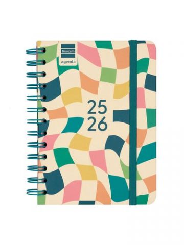 AGENDA ESCOLAR (2025-26) FINOCAM COSMO WIRE-O tapa