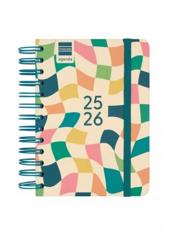 AGENDA ESCOLAR (2025-26) FINOCAM COSMO WIRE-O tapa