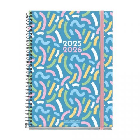 AGENDA ESCOLAR (2025-26) MIQUELRIUS TEEN ESPIRAL t