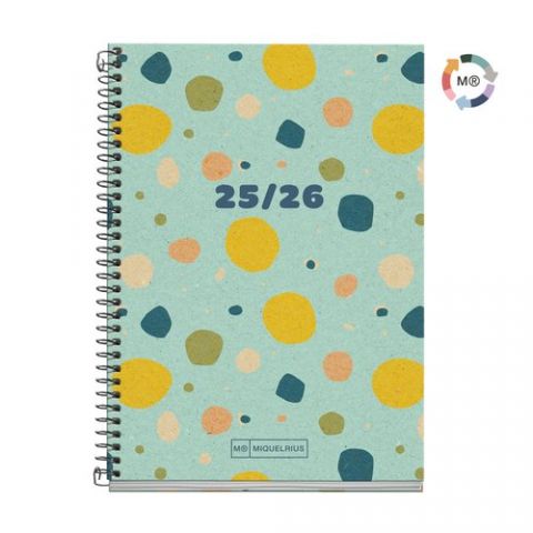 AGENDA ESCOLAR (2025-26) MIQUELRIUS RECYCLED ESPIR