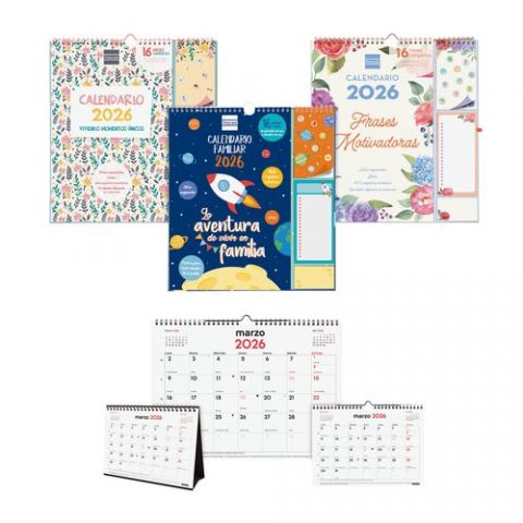 CALENDARIO (2025-26) FINOCAM 16 MESES SURTIDO PACK
