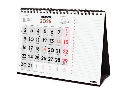 CALENDARIO (2026) FINOCAM SOBREMESA TRIANGULAR MEN