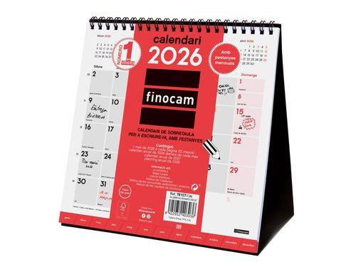CALENDARI (2026) CATALAN FINOCAM SOBRETAULA PESTAN
