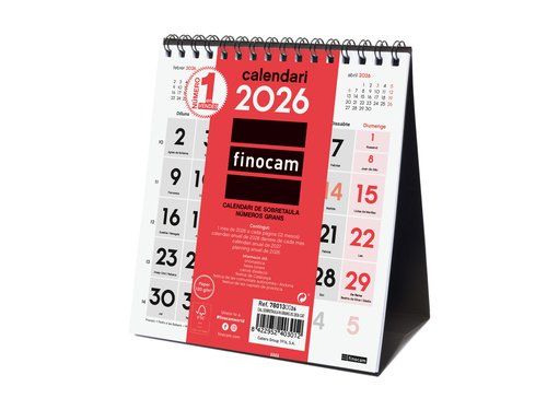 CALENDARI (2026) CATALAN FINOCAM SOBRETAULA TRIANG