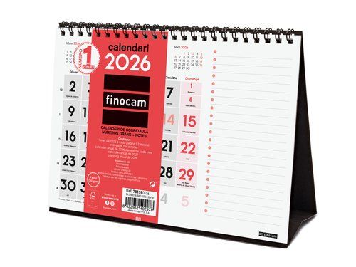 CALENDARI (2026) CATALAN FINOCAM SOBRETAULA TRIANG