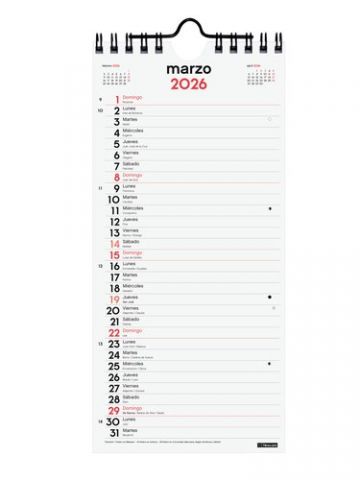 CALENDARIO (2026) FINOCAM PARED MENSUAL PARA ESCRI