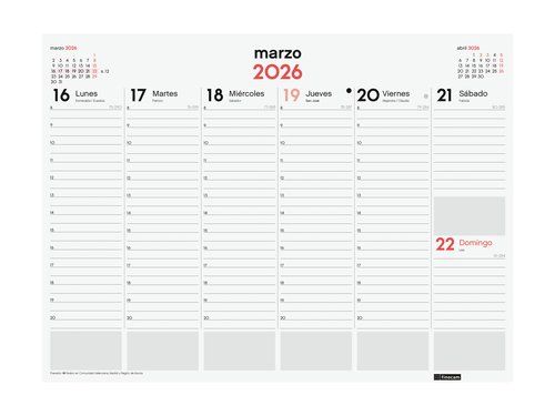 CALENDARIO (2026) FINOCAM VADE S/V 420x310