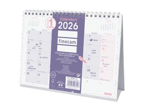 CALENDARI (2026) CATALAN FINOCAM SOBRETAULA TRIANG