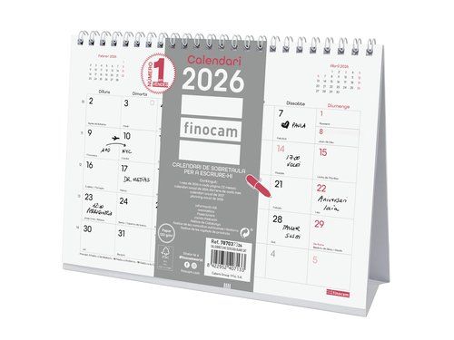 CALENDARI (2026) CATALAN FINOCAM SOBRETAULA TRIANG