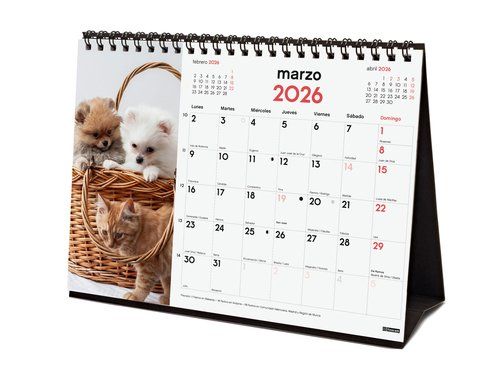 CALENDARIO (2026) FINOCAM SOBREMESA IMAGENES MENSU