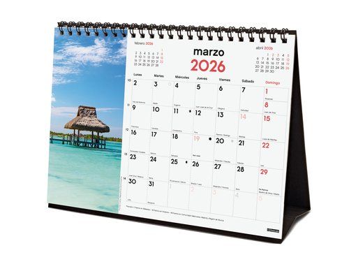 CALENDARIO (2026) FINOCAM SOBREMESA IMAGENES MENSU