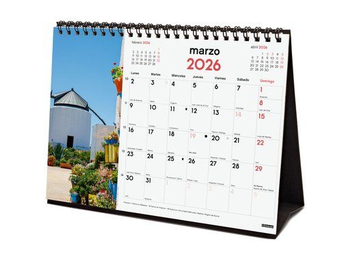 CALENDARIO (2026) FINOCAM SOBREMESA IMAGENES MENSU