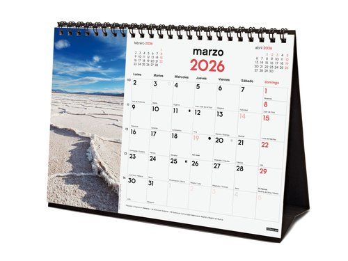 CALENDARIO (2026) FINOCAM SOBREMESA IMAGENES MENSU