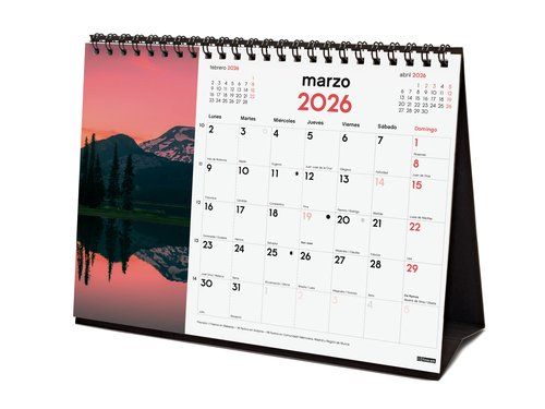 CALENDARIO (2026) FINOCAM SOBREMESA IMAGENES MENSU