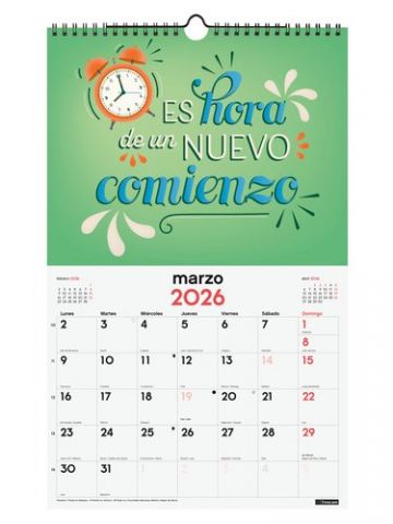 CALENDARIO (2026) FINOCAM PARED ESPIRAL IMAGENES M