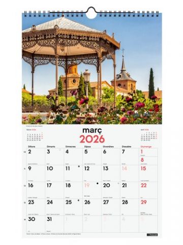 CALENDARI (2026) CATALAN FINOCAM PARET ESPIRAL IMA
