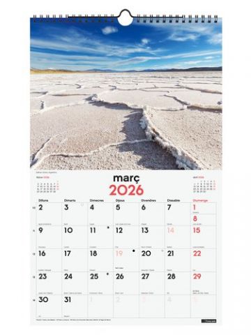 CALENDARI (2026) CATALAN FINOCAM PARET ESPIRAL IMA