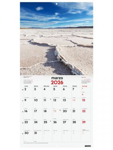CALENDARIO (2026) FINOCAM PARED IMAGENES MENSUAL P