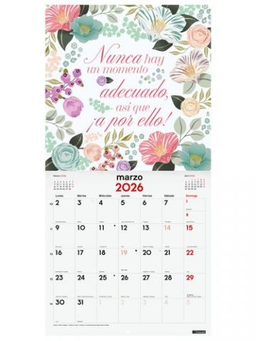 CALENDARIO (2026) FINOCAM PARED IMAGENES MENSUAL P