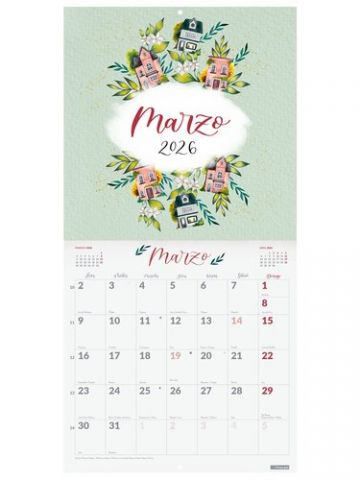 CALENDARIO (2026) FINOCAM PARED IMAGENES MENSUAL P