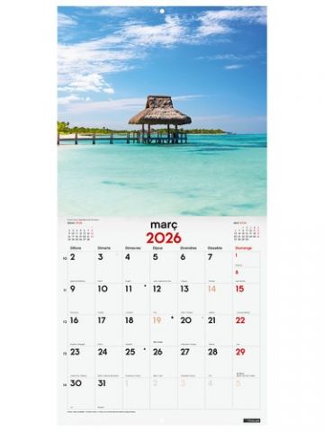 CALENDARI (2026) CATALAN FINOCAM PARET IMATGES MEN