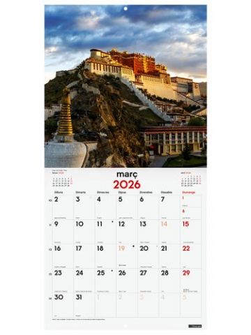 CALENDARI (2026) CATALAN FINOCAM PARET IMATGES MEN