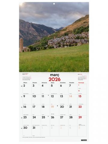 CALENDARI (2026) CATALAN FINOCAM PARET IMATGES MEN